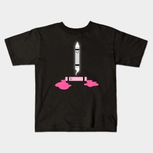 How White Crayons Are Made Kids T-Shirt